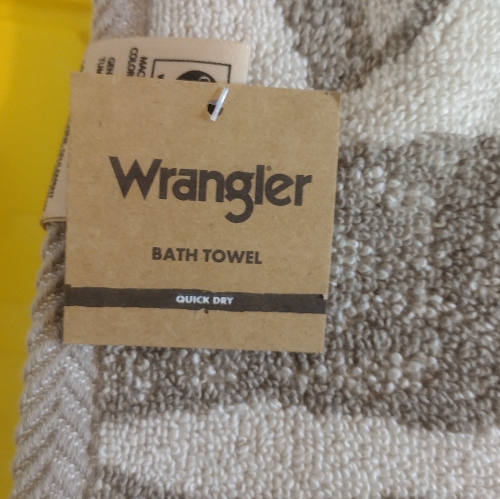 WRANGLER TOWEL SET X 4 NEW WANGLER HAND TOWEL SET WRANGLER BATH TOWEL SET - Picture 6 of 10